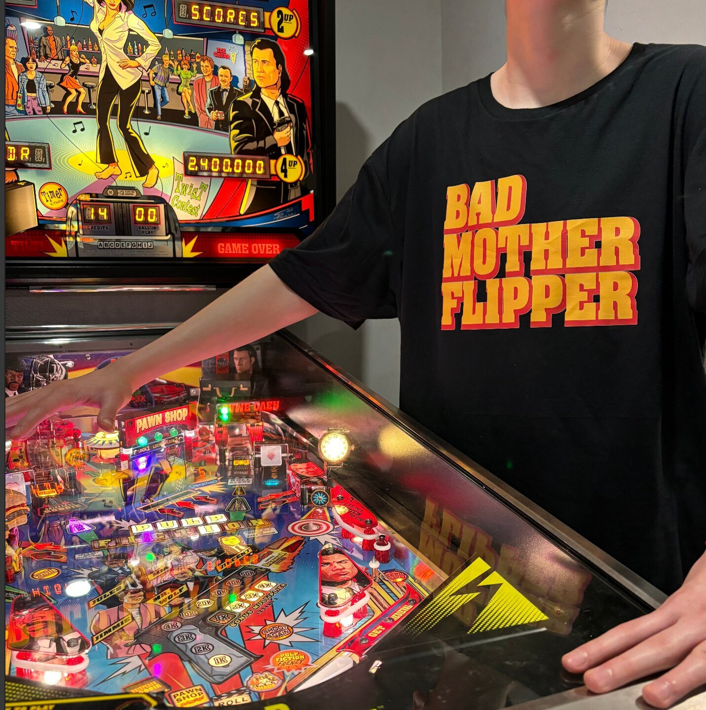 Pulp Fiction Pinball Shirt for Pulp Fiction Fan Pinball Pulp