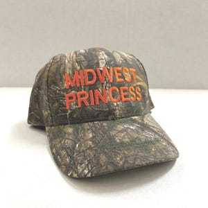 Gorra bordada con camuflaje de Princesa del Medio Oeste Gorra de camuflaje Gorra de camuflaje personalizada Bordado de camuflaje personalizado