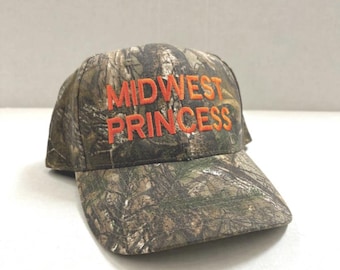 Midwest Princess camo embroidered hat Camouflage hat Custom Personalized camo hat embroidery