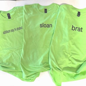 brat custom shirt brat summer t-shirt brat shirt custom summer brat shirt brat summer shirt custom green shirt customs shirts image 10