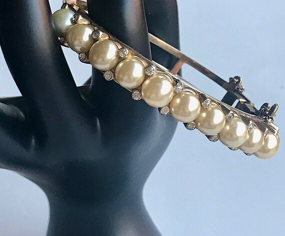 Vintage Bracelet with Real or Faux Pearls. Of Cou… - image 4