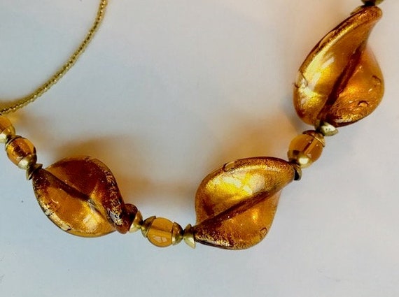 HILARY LONDON Murano Glass Necklace. Made With  W… - image 7