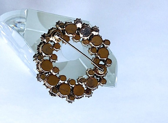 KRAMER Brooch With Unique Color Combination of Au… - image 9