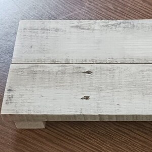 Weathered Reclaimed Pallet Wood Riser, Farmhouse Decor, Display Tray ...