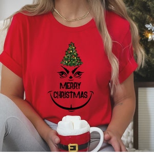 Grinches Christmas Shirt,  Xmas Matching Shirts, Grinch Shirt, Christmas shirt,  Grinch face shirt,   Merry Christmas gifts