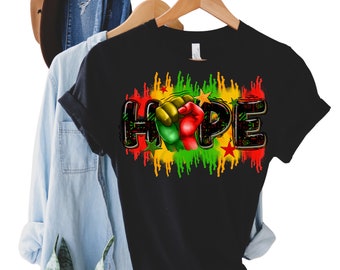 Camiseta de la Esperanza del Juneteenth, camiseta de la Libertad Afroamericana