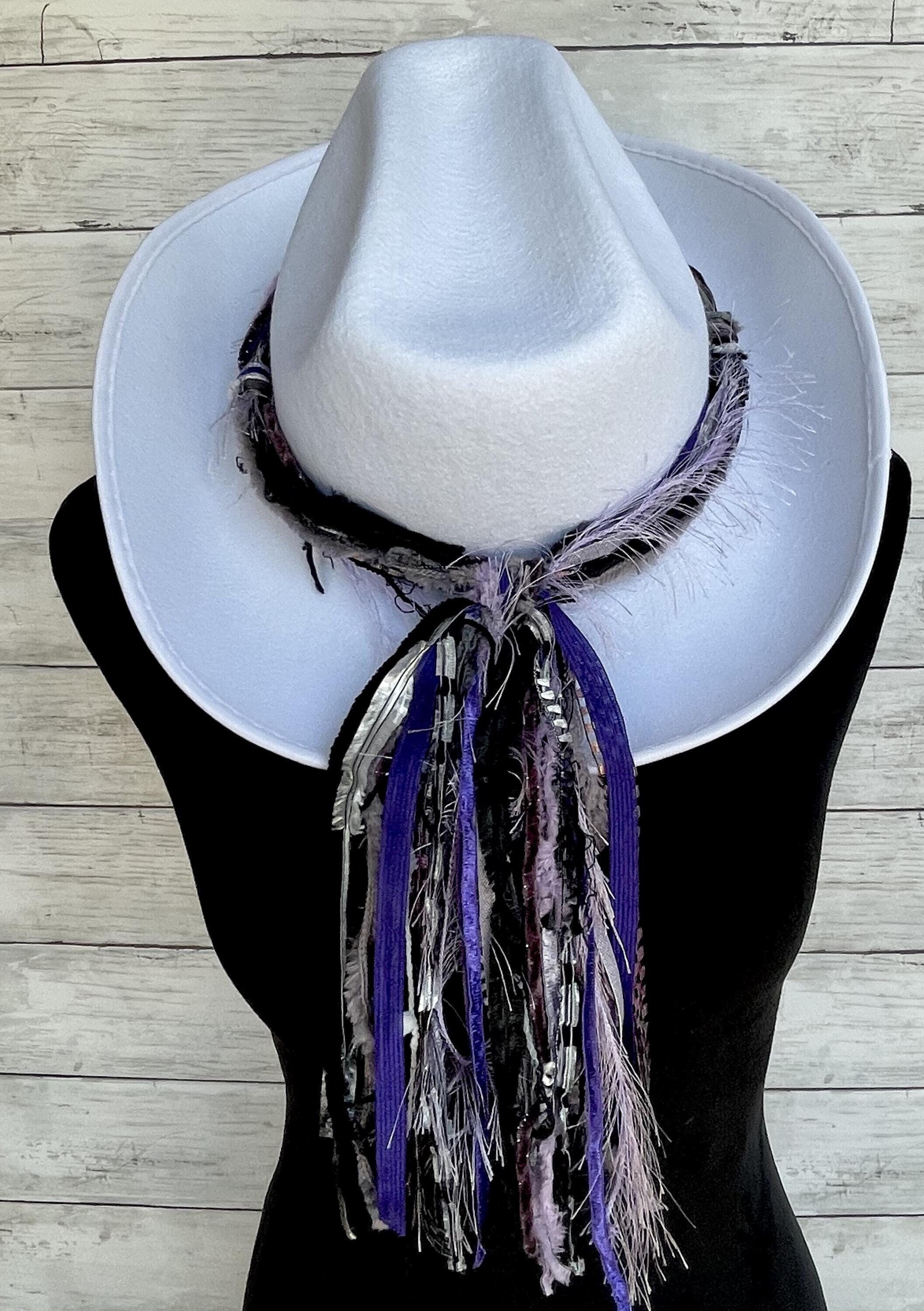 Purple Hat Band - Etsy