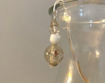 Handmade Glass Bead Bookmark: Elegant Book Lover Gift