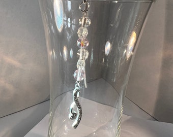 Handmade Glass Bead Bookmark: Elegant Charm for Book Lovers