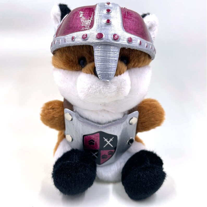 Knight Helmet Stuffed Animal and Plush Knight Armor for Etsy