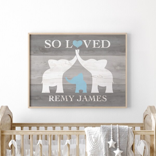 Elephant Name Banner Etsy