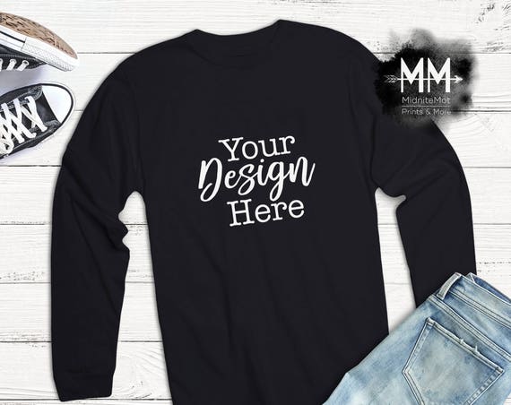 Download Free Black T-Shirt Mockup Black Shirt Flat Lay Display ...