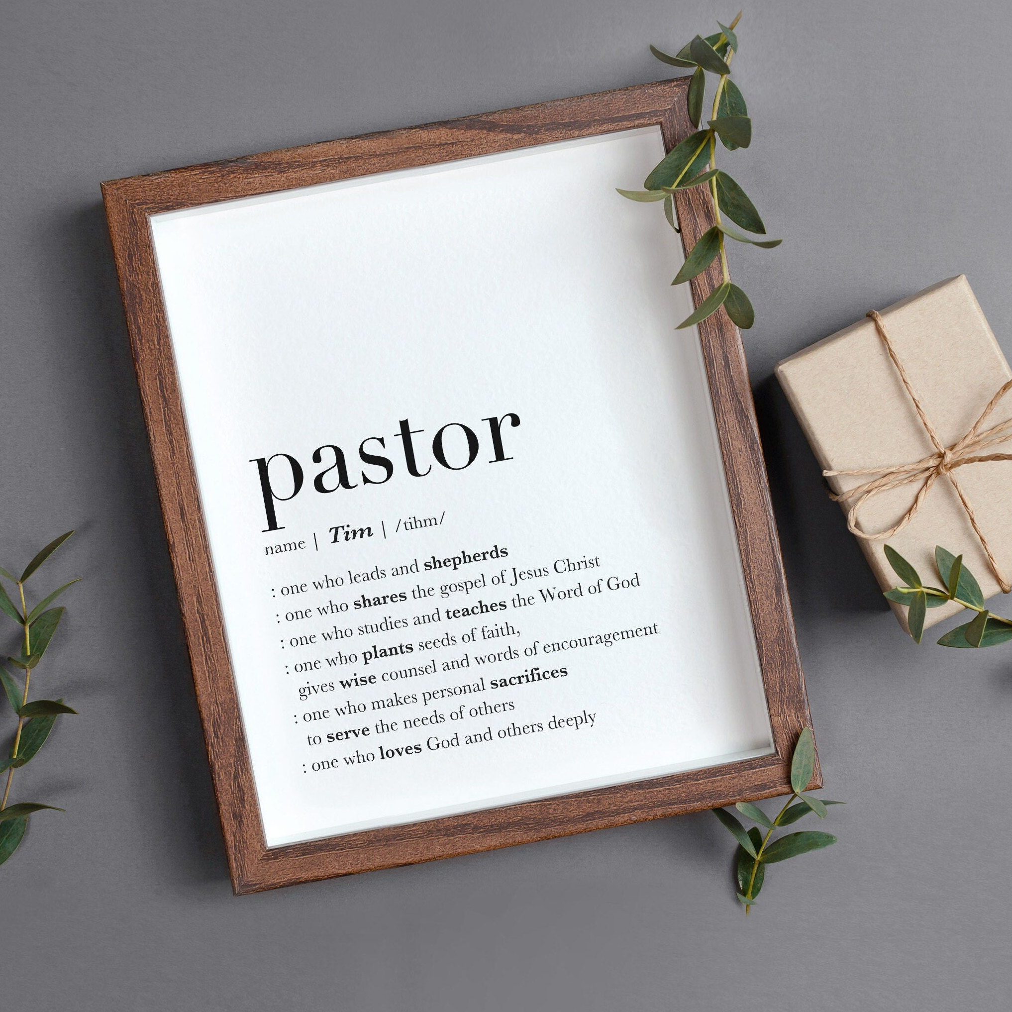 Thank You Pastor - Thank You Wedding Pastor Gift, Custom Wedding