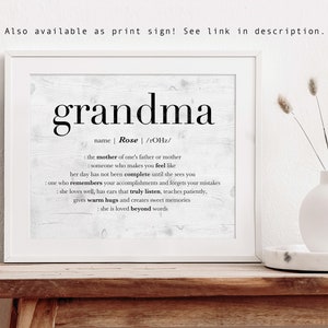 Mothers Day Personalized Handmade Mothers Day Cards, Custom Grandma ...