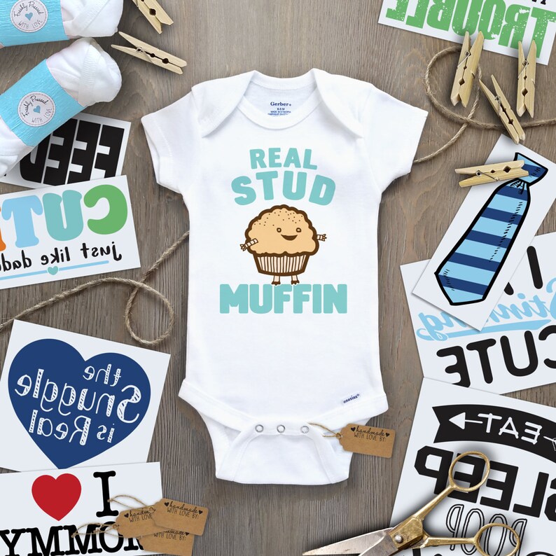 Blue Elephant Onesie Decorating Kit/ 30 Transfers Onesies/ Etsy