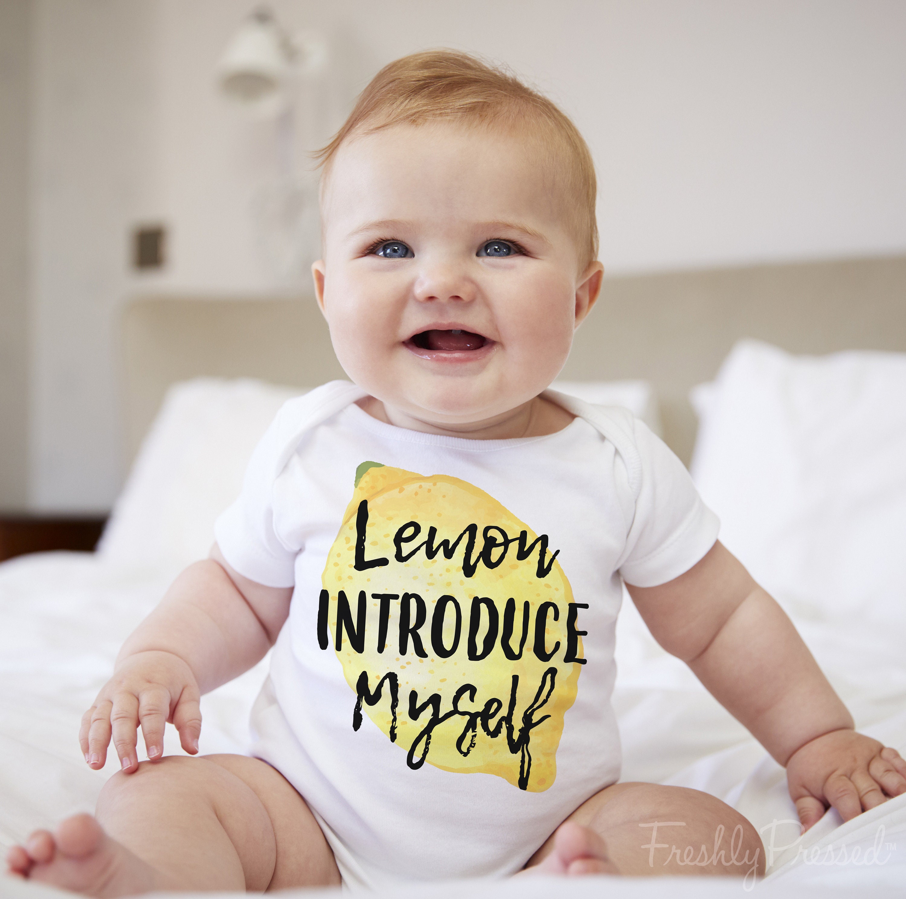 Lemon Baby Shower Kit/ Onesie Decorating Sign/ Gender Neutral Etsy