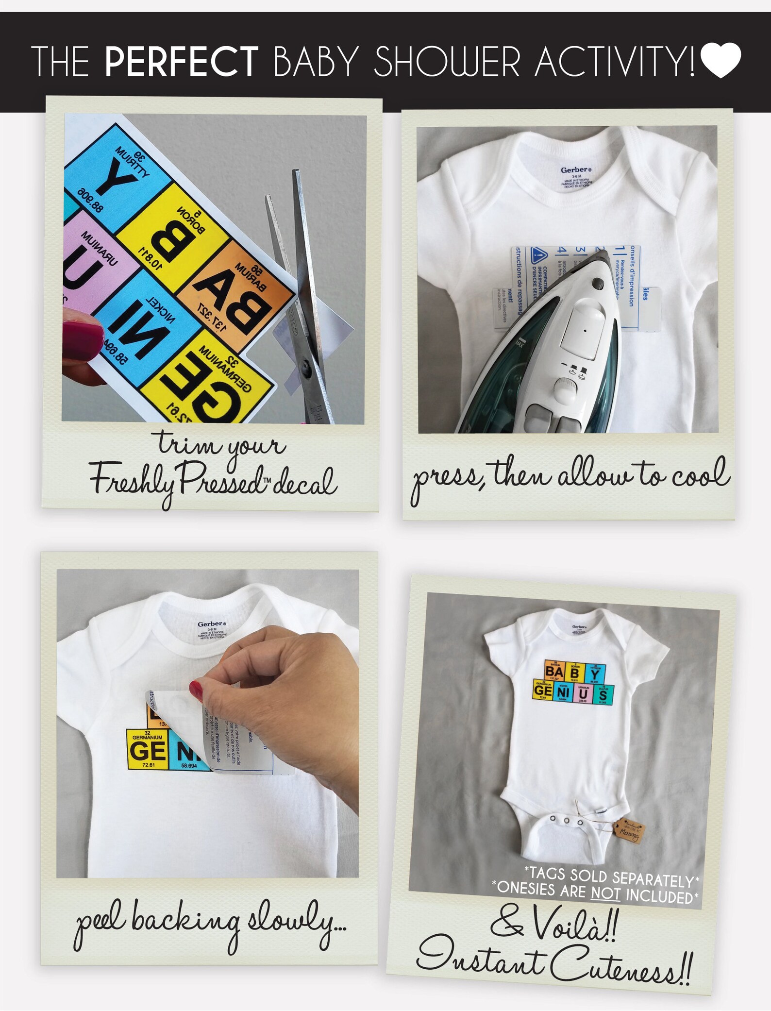 Cactus Baby Shower/ Ironon Transfers/ Onesie® Decorating Etsy