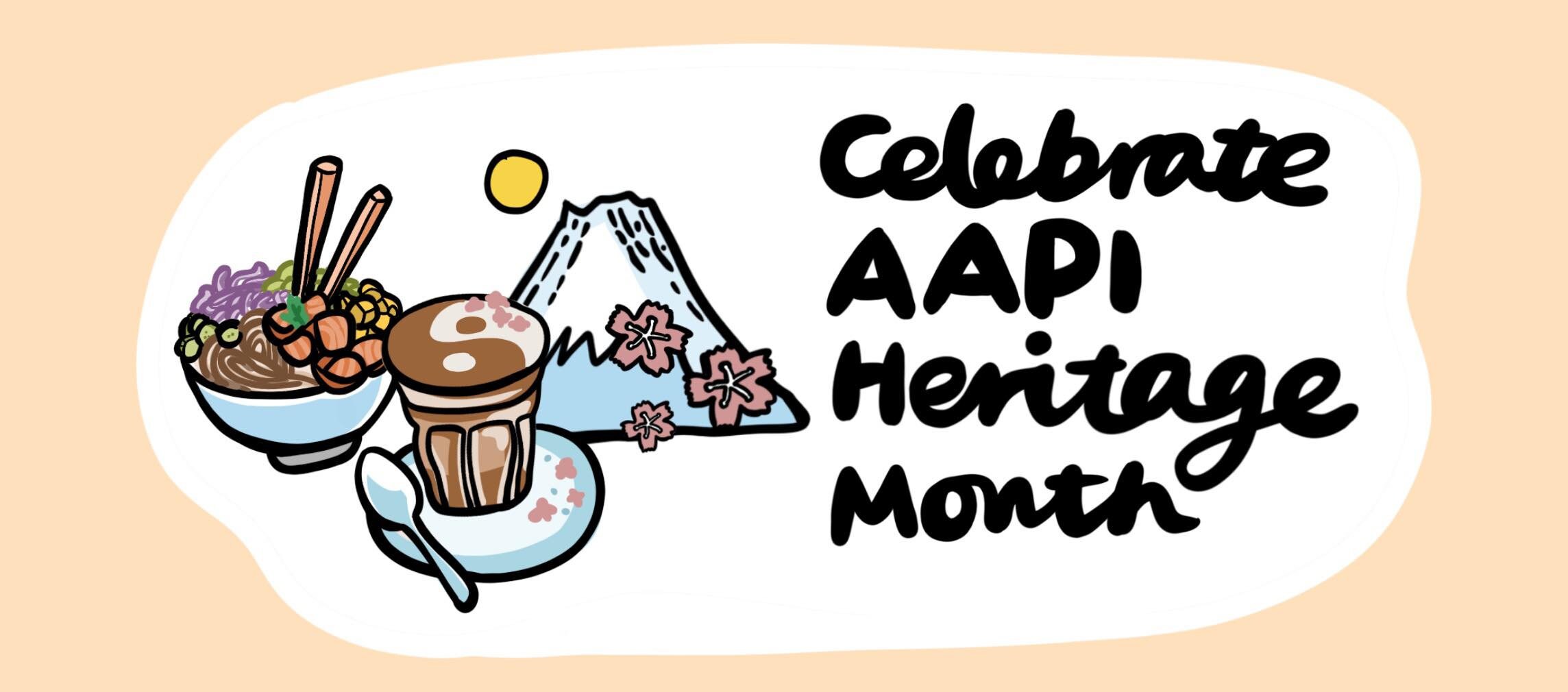 Digital sticker celebrate AAPI month 5 colors Etsy