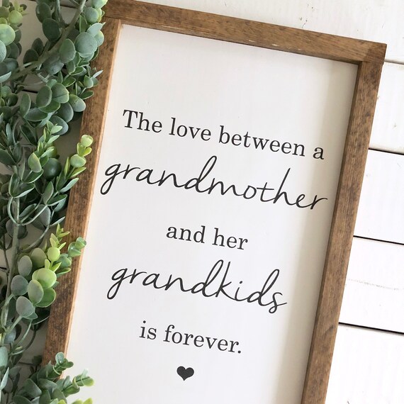 The love between a cheap grandmother and granddaughter is forever