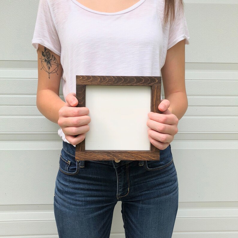 6x6 Tiered Tray Christmas Decor Pray Mini Sign Painted Wood Sign, Tiered Tray Decor