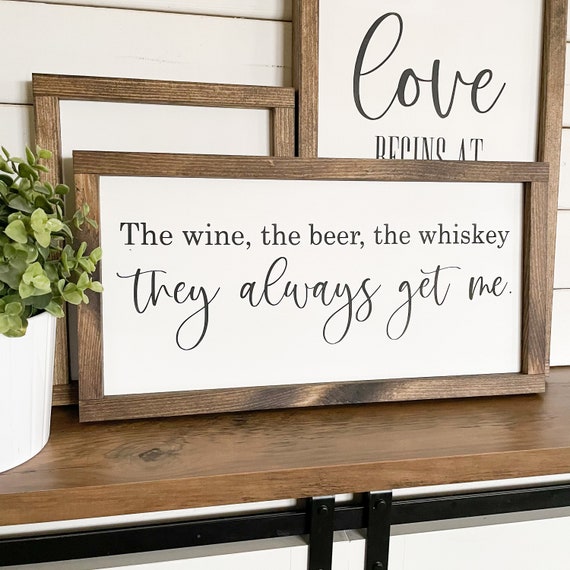 The Wine the Beer the Whiskey They Always Get Me Song Lyrics Etsy