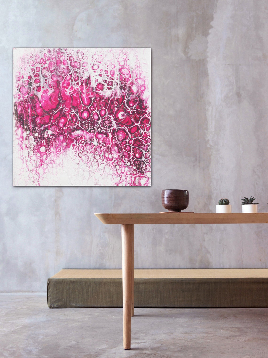 Printable Wall Art Pink Wall Art Digital Download Art | Etsy