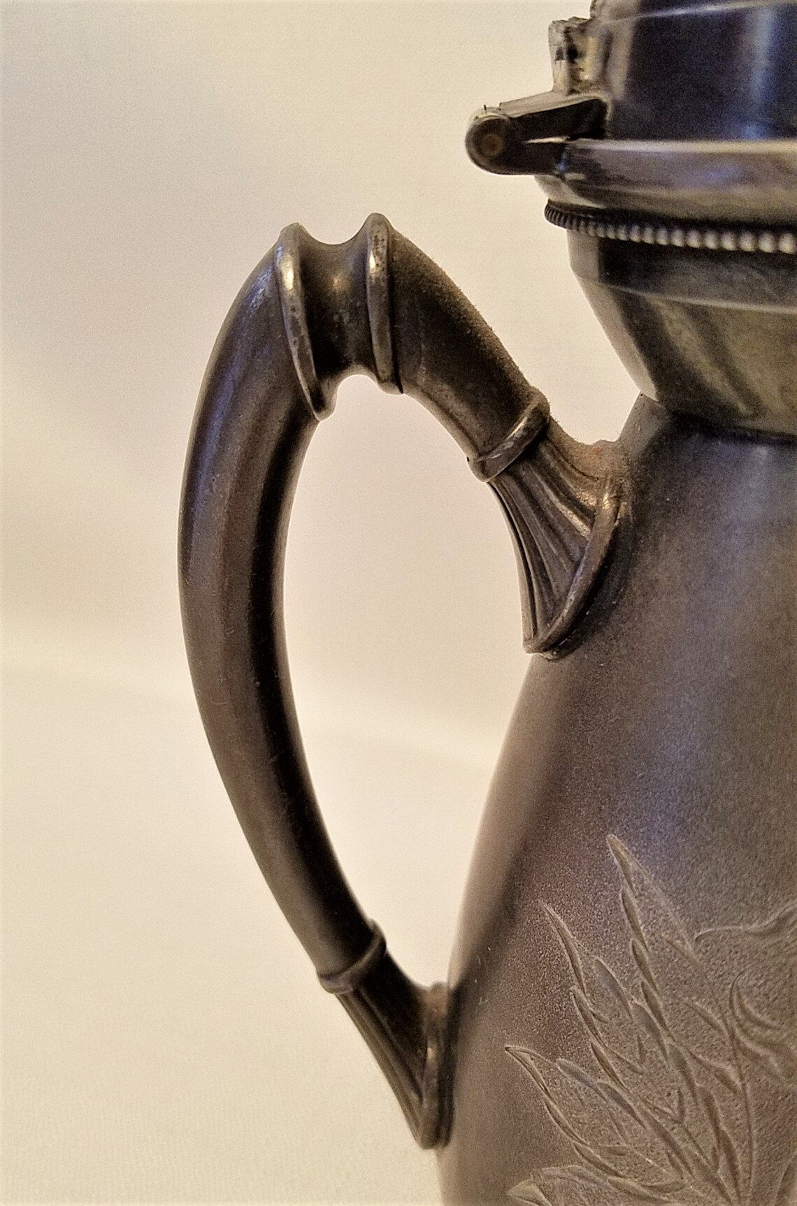 Antique Syrup Pitcher / Jug Quadruple Silver Plate With Etsy