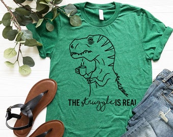 Dinosaur Shirt, Adult Dinosaur Shirt, Coffee Shirt, Funny Mom Shirt, Dinosaur Birthday, Mamasarus Shirt, T Rex Shirt, Gift for Mom, Coffee