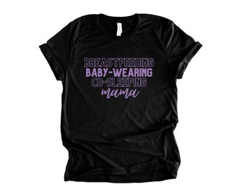 Breastfeeding Baby wearing shirt, Breastfeeding Shirt, Nursing Top, Motherhood Style, Milk Maid, Breastfed, Mothers Day Postpartum Gift