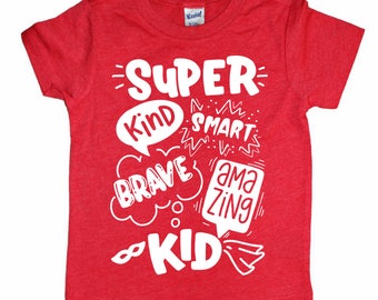 Super Hero Shirt - Kids Shirt - Boys Shirt - Girls Shirt - Super Hero Birthday - Super shirt - Baby Tshirt - Toddler Tshirt - Birthday Shirt