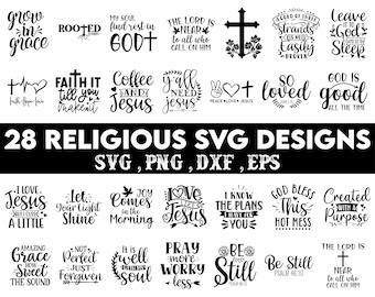 Religious SVG Bundle, Religious SVG, Christian SVG, Jesus Svg, Bible Verse Svg, Religious Quote Svg, Religious Saying, Bible Svg, Faith svg