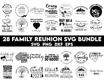 Family Reunion 2023 SVG Bundle, Family Reunion Tree SVG, Family Shirt svg, Family reunion shirts svg, Family Svg, Cut files for Cricut
