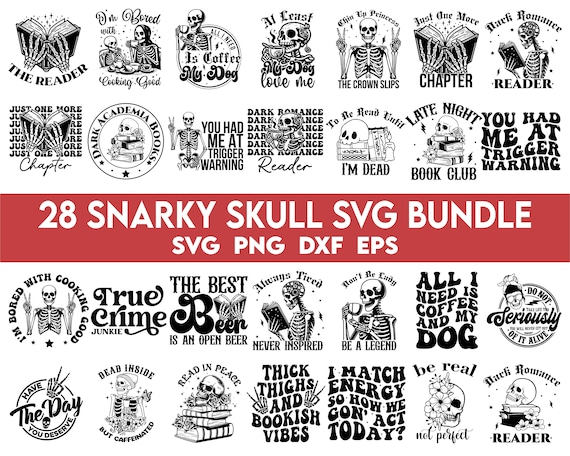 Snarky Skulls SVG Bundle, Funny skeleton svg, Adult humor svg png, Adult humor svg, Sarcastic bundle svg, Sassy svg