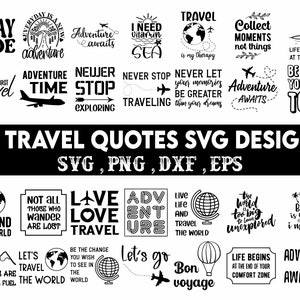 旅行 svg バンドル、冒険 svg、旅行アート プリント、冒険アート プリント、旅行クリップ アート、旅行名言 svg、冒険、旅行、観光 svg