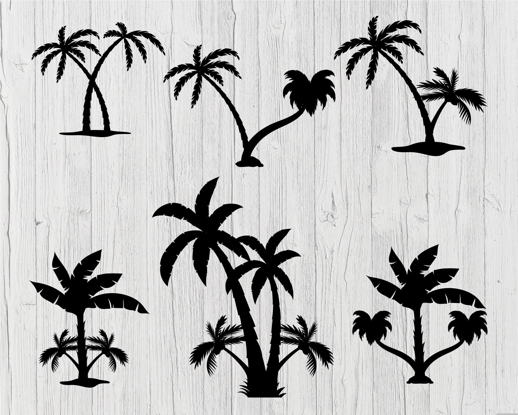 Palm Tree SVG Bundle Palm Trees Designs Palm Beech Svg Palm - Etsy ...