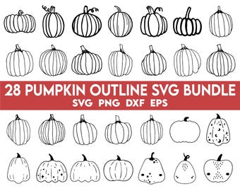 Kürbis SVG Bundle, Kürbis Shirt svg, Herbst Clipart, Cut File für Cricut, Silhouette, Thanksgiving