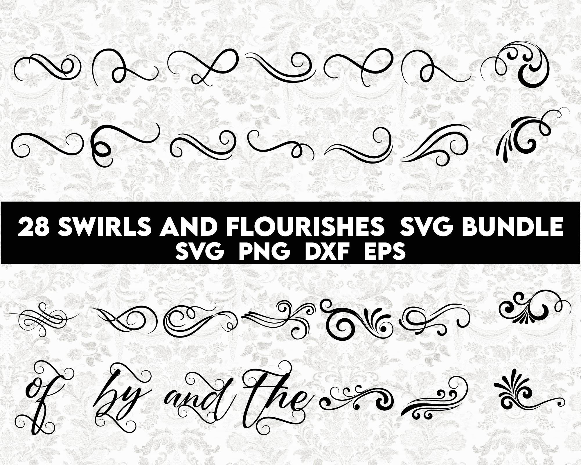 Swirl SVG / Flourish SVG / Swoosh SVG / Stroke Svg / Ornamen - Inspire  Uplift