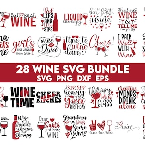 Paquete de vino Svg, Vino Svg, Beber Svg, Citas de vino, Copa de vino svg, Citas divertidas Svg, Paquete de Svg de citas de vino, Vino png
