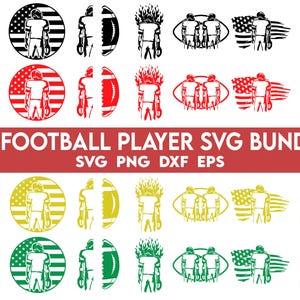 Pacchetto Svg giocatori di calcio, nome personalizzato, nome di calcio Svg, maglia da calcio, stagione calcistica, giocatori di calcio Svg