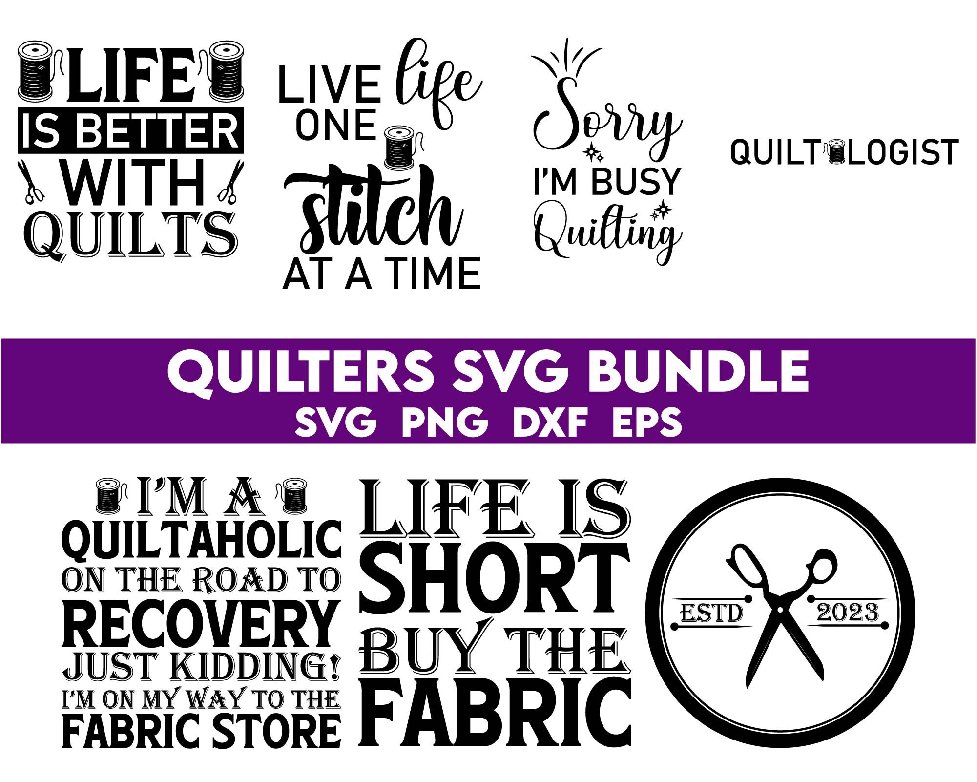 Quilting Tshirt Unsupervised Fabric Store Gifts For Quilters SVG