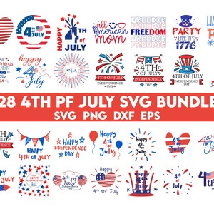 Paquete svg del 4 de julio, svg del cuatro de julio, svg de estados unidos, svg de América, svg patriótico, svg del día de la independencia, svg de la bandera americana, svg angustiado