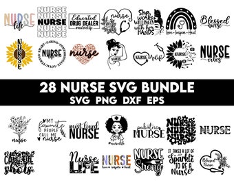 Nurse svg bundle, nurse life svg, nurse quotes, nurse sayings, nursing svg, Nurse shirt SVG bundle, Nurse Mom Svg