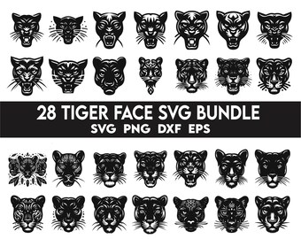 Tiger SVG, Tiger Gesicht SVG, Tiger Maskottchen SVG, Tigerkopf svg, Tigeraugen svg, Tiger Baseball svg, Tiger Volleyball svg, Tiger Clip Art svg