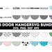 Door Hanger SVG Bundle, Round Welcome Signs,  Round Sign Patterns, Farmhouse Door Hangers Svg, Welcome Sign SVG, Animal Print Door Hanger