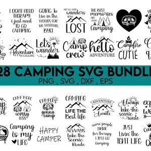 Camping SVG Bundle, Camping Crew SVG, Camp Life SVG, Campfire Svg, Funny Camping svg, Camp Happy Life Clipart, Camping Shirt svg, Senderismo svg