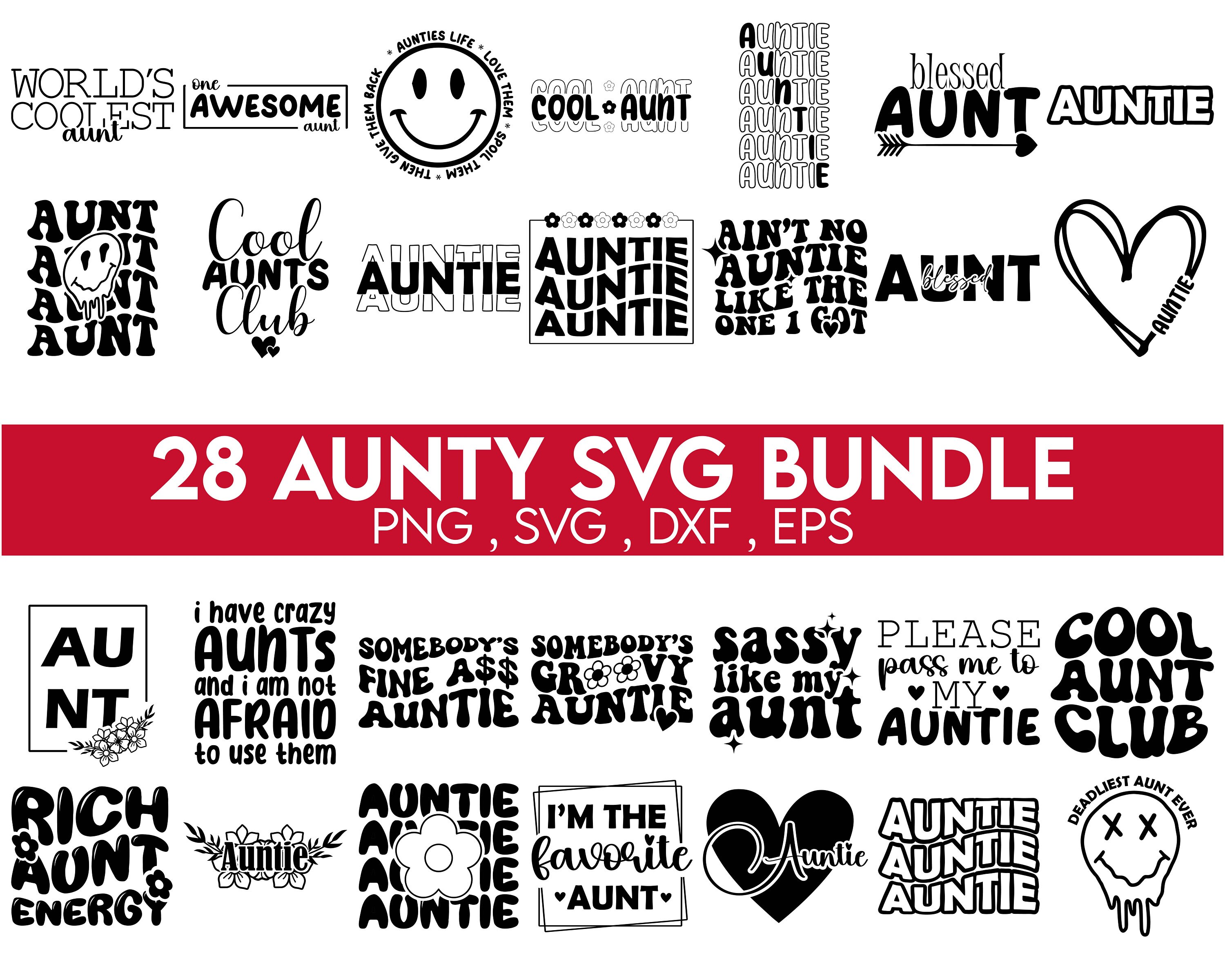 Aunt Life Svg - xxdjx8c
