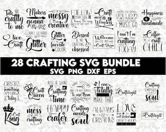 Craft SVG Bundle, Crafting SVG, Crafters Svg, Crafting Shirt Svg, Crafting Quotes svg, Craft Room svg, Crafter png, Crafting queen svg