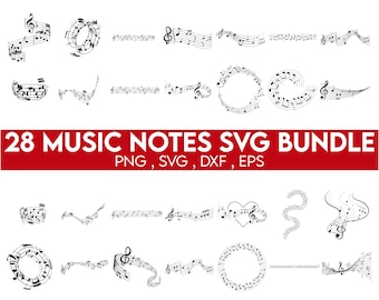 Music Notes SVG, Music Notes Bundle, Music Notes Clipart , Music Notes Cut Files, Music teacher svg, Music symbols Svg, Music Notes Vector