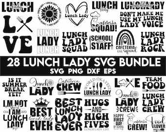 Paquete de svg de la señora del almuerzo, regalo de la señora del almuerzo, camiseta de la señora del almuerzo SvG, camiseta de la señora del almuerzo SVG, paquete de SVG de la señora de la cafetería
