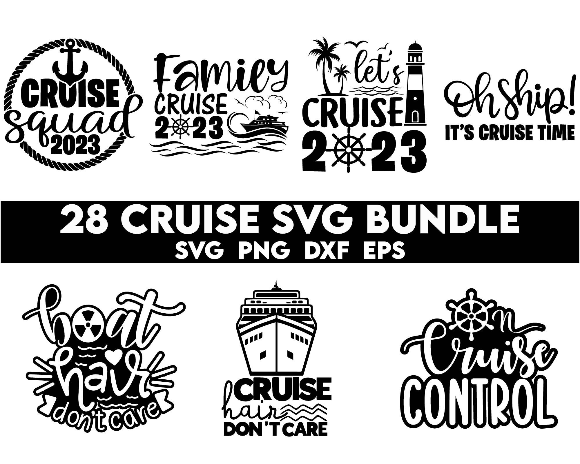 Cruise Svg Bundle, Cruise 2023 SVG, Cruise Ship Svg, Cruise Shirts Svg ...